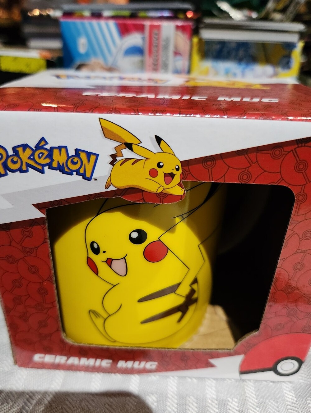 Pokemon Pikachu Yellow Ceramic Mug - Pokemon Branding